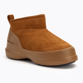 Women's Moon Boot Luna Low Boot Wildleder cognac Schneestiefel