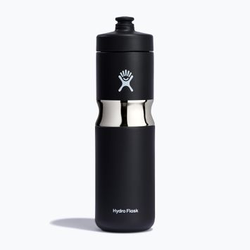 Hydro Flask Wide Insulated Sport Thermoflasche 591 ml schwarz