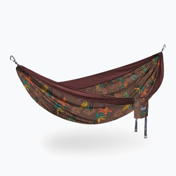 ENO DoubleNest Print tropic/merlot Wanderhängematte