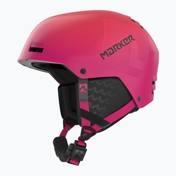 Skihelm Marker Squad marron/orange