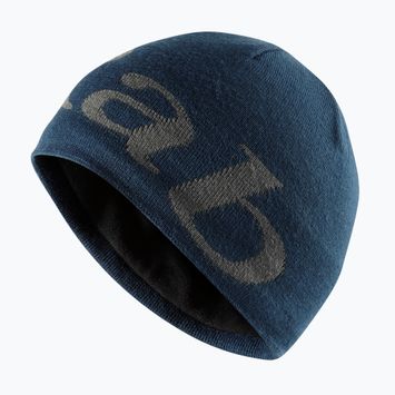 Rab Logo Beanie tiefe Tinte Wintermütze