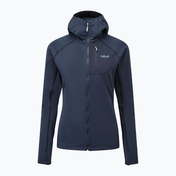 Trekking Hoodie Damen Rab Superflux Hoody deep ink