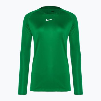 Nike Dri-FIT Park First Layer LS Tannengrün/Weiß Damen Thermo-Langarmshirt