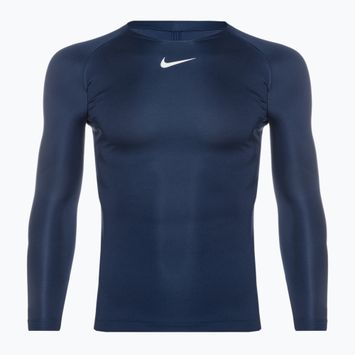 Nike Dri-FIT Park First Layer LS Damen Thermo-Langarmshirt mitternachtsblau/weiß