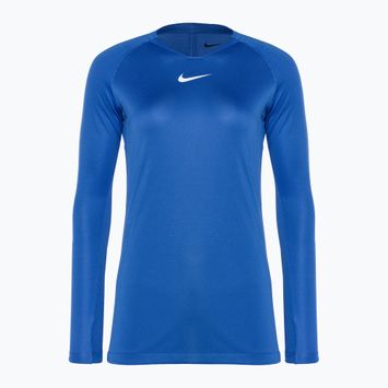 Nike Dri-FIT Park First Layer LS Thermo-Langarmshirt Damen königsblau/weiß