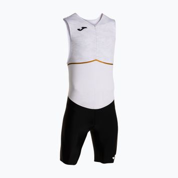 Herren Triathlonanzug Joma Record III Bodysuit weiß/schwarz