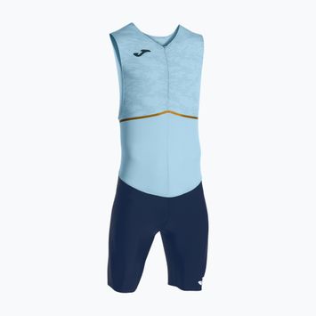 Herren Triathlonanzug Joma Record III Bodysuit himmelblau-navy