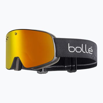 Bollé Nevada schwarz matt/sunrise Skibrille