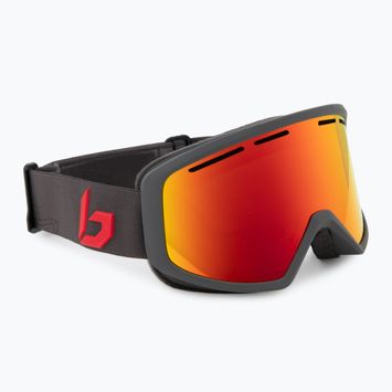 Skibrille Bollé Cascade titanium grey matte/sunrise