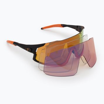Tifosi Stash Clarion schwarz/orange fade/orange/ac rot/klar Sonnenbrille