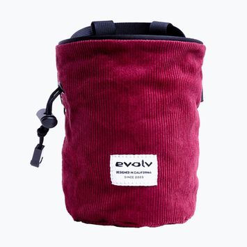 Magnesiumbeutel Evolv Corduroy Chalk ruby