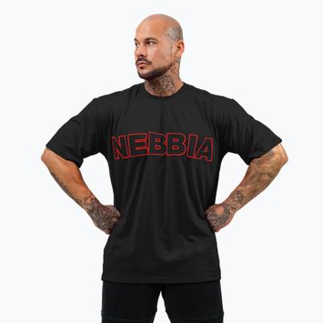 NEBBIA Legacy Herren-T-Shirt schwarz