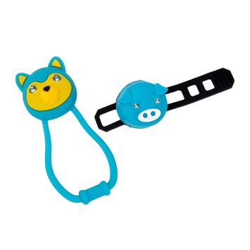 Kellys ANIMAL Fahrradlichtset für Kinder (blau)