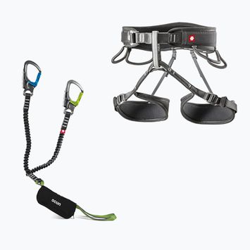 Ocun Klettersteiggurt Twist + Longiergurt + Captur grau