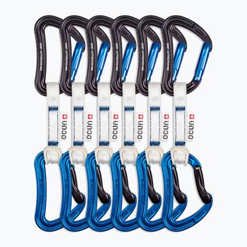Ocun Raven QD Bio-Dyn-Ring Kletterexpress 10 cm 6 Stück blau.