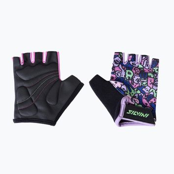 SILVINI Locri blush/grün Fahrradhandschuhe für Kinder