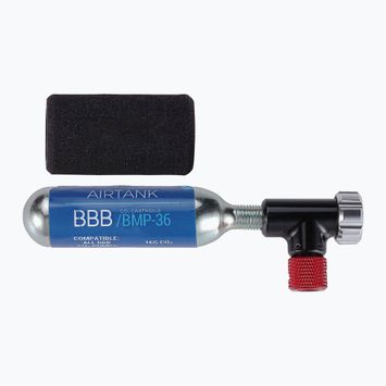 BBB Cycling Co2 EasyAir Pumpe + 1x 16g Patrone schwarz