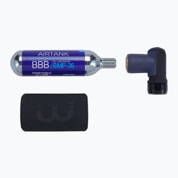 Fahrradpumpe BBB Cycling Co2 AirPush + 1x nabój 16g black