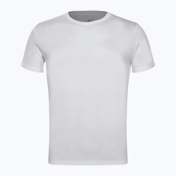 Herren Trainings-T-Shirt Nike Everyday Cotton Stretch Crew Neck SS 2Pk 100 weiß