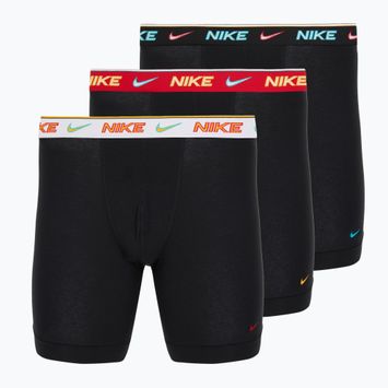 Herrenboxershorts Nike Long Boxer Brief steel grey
