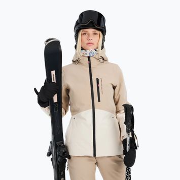 Damen Snowboardjacke Protest Prtdisk bamboobeige