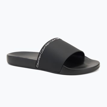 Calvin Klein Herren Flip-Flops HM0HM00981 Pool Slide Rubber schwarz