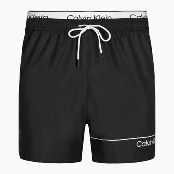 Herren Calvin Klein Medium Double schwarz Badeshorts