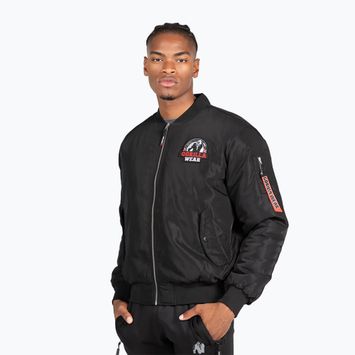 Gorilla Wear Herren Trainingsjacke Covington schwarz