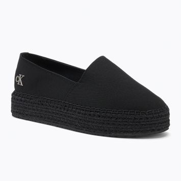 Damen Schuhe Calvin Klein Flatform Espadrille Mg/Hdw dreifach schwarz