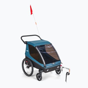 Thule Courier Zwei-Personen-Fahrradanhänger blau 10102001