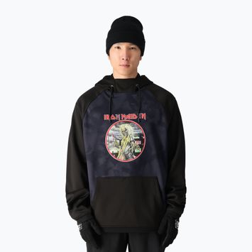 Snowboard Sweatshirt Hoodie  Herren 686 Bonded Fleece iron maiden eddies black