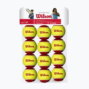 Wilson Starter Red Tballs Kinder-Tennisbälle 12 Stück gelb und rot WRT137100