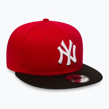 Neue Era Farbe Block 9Fifty New York Yankees Kappe rot