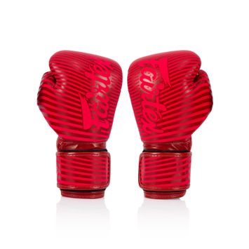 Boxhandschuhe Fairtex Microfiber Art Collections Minimalism Art red