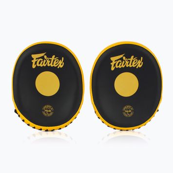 Fairtex Speed & Accuracy Focus Mitts schwarz/goldene Trainingspfoten