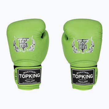 Top King Muay Thai Boxhandschuhe Super Air grün