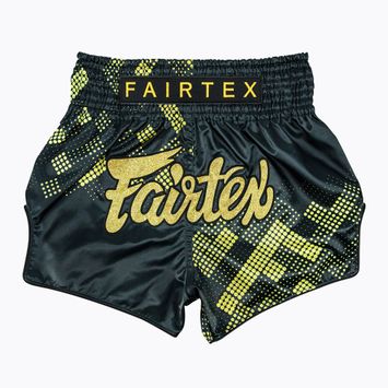 Trainingsshorts Fairtex Muay Thai S1931 Heart of Gold black/gold