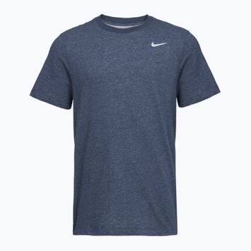 Herren-T-Shirt Nike Dri-Fit smokey obsidian heather/matte silver