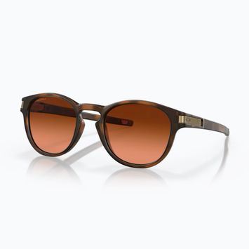 Oakley Latch matt braun schildpatt/prizm braun Verlauf Sonnenbrille