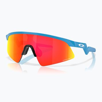 Oakley Resistor Sweep Kindersonnenbrille poliert himmelblau/prizm rubinrot