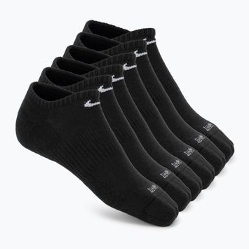 Herrensocken Nike Everyday Plus Cushioned No Show 6 Paar black/white