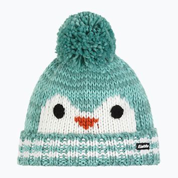 Wintermütze Kinder Eisbar Rico Pompon frost/darkmint/white