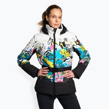 Damen-Skijacke Sportalm Booster m.Kap.o.P. beruhigender Kristall