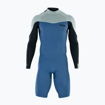 Men's ION Element 2/2 Shorty Back Zip Cascade Blau Schwimmen Schaum