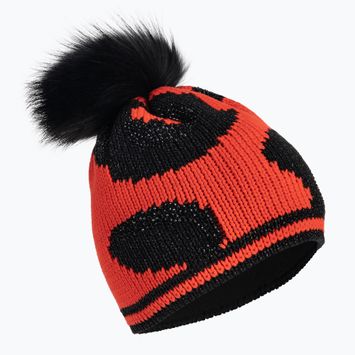 Damen Wintermütze Sportalm Orange m.P paprika flamme