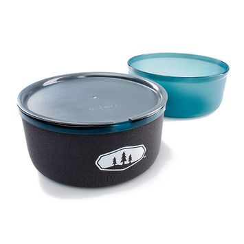 GSI Outdoors Ultralight Nesting Schüssel + Becher Set blau 77192