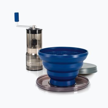 Touristisches Set GSI Outdoors Gourmet Pourover Java blue