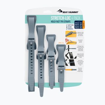 Sea to Summit Stretch Loc Befestigungsgurte Set grau