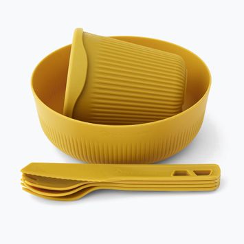 Campinggeschirr Set Sea to Summit Passage Dinnerware arrowwood yellow