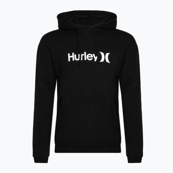 Hurley Herren Sweatshirt O&O Solid Core schwarz